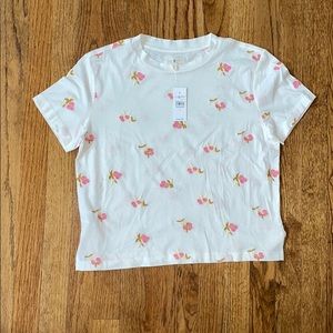 Flower crop top